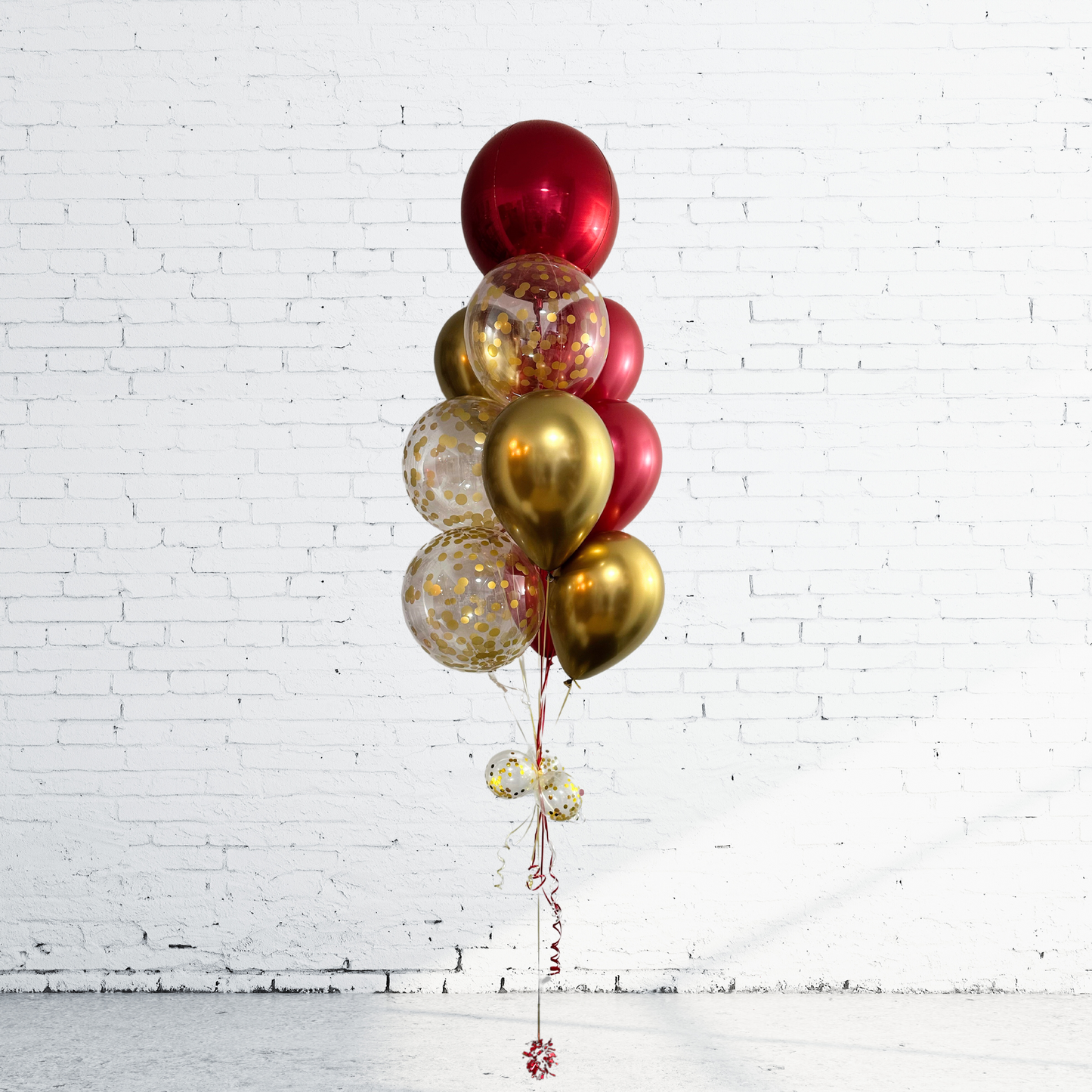 BOUQUET - ORBZ ET CHROME - 10 BALLONS