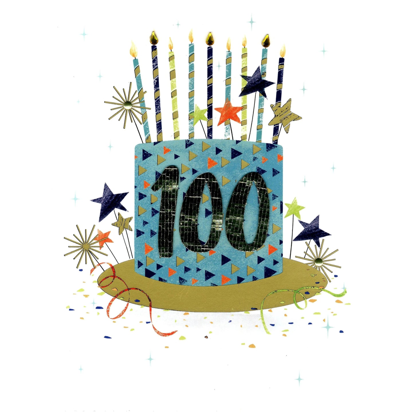 CARTE GÉANTE - 100 GÂTEAU