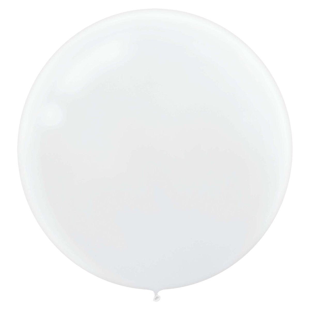 Ballons Rond 24 po. 4/pqt - Blanc