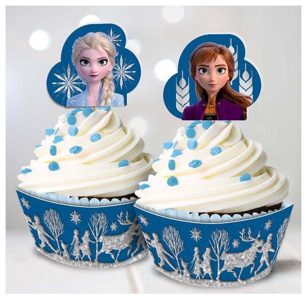 Cupcakes «Reine des Neiges»