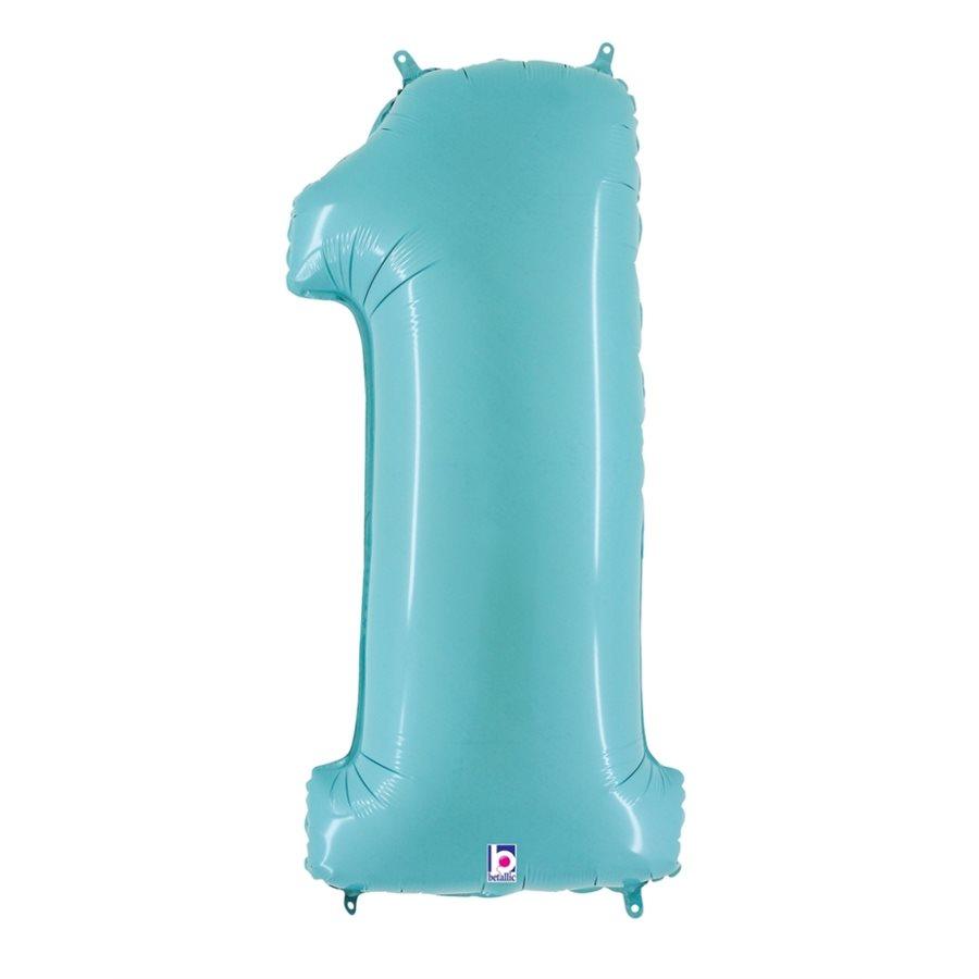 Mylar 40 po. #1 Bleu Pastel