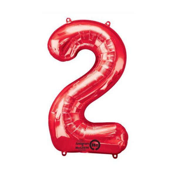 Mylar #2 Rouge 34 Po.