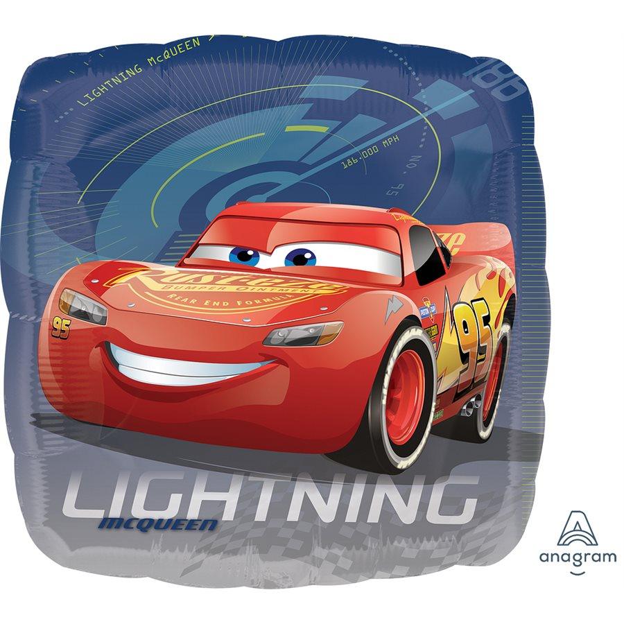 MYLAR 18 PO. - CARS LIGHTNING MCQUEEN - Ballons par Chant-O-Fêtes Party