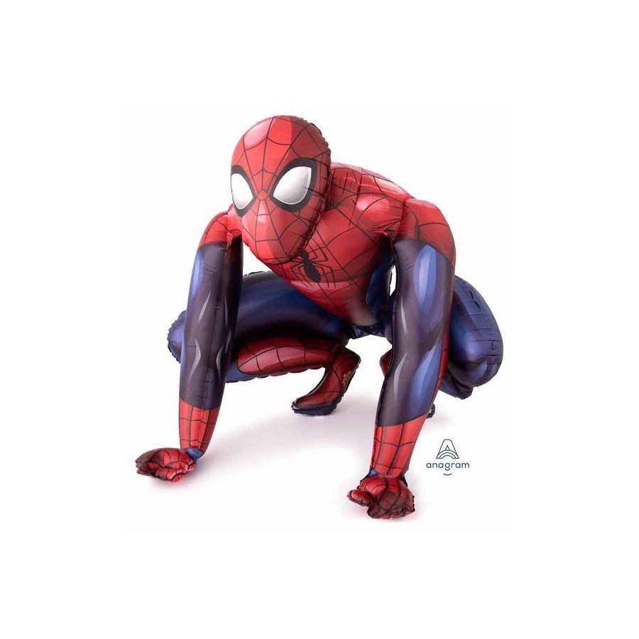 Mylar Airwalker Spiderman 36 Po.