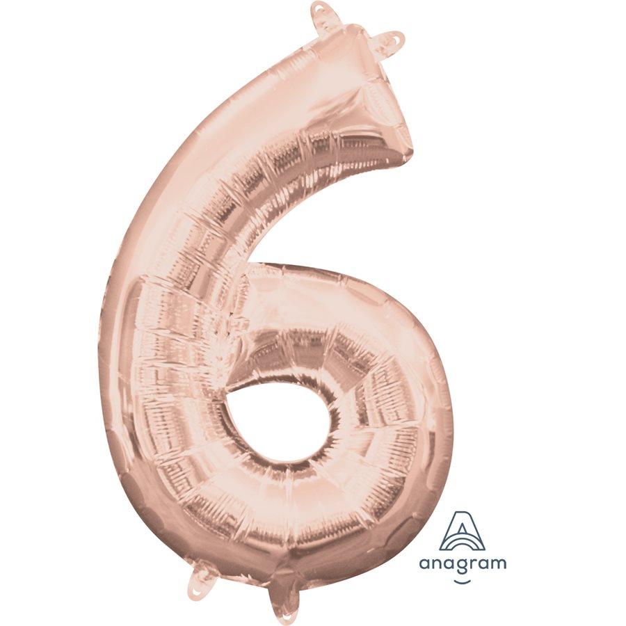 Mylar #6 Rose Gold 16 Po.