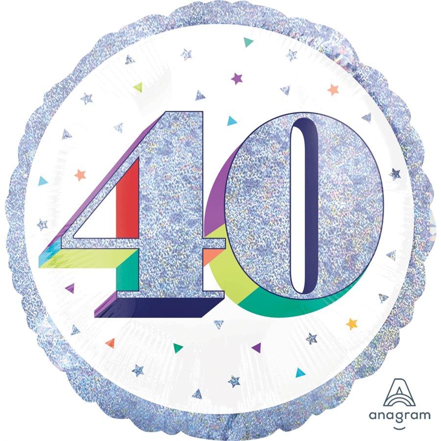 Mylar 18 po. - 40 Holographique