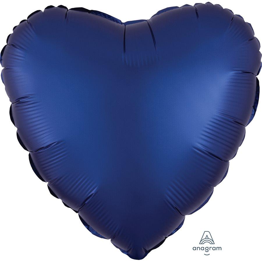 Mylar 18 po. - Coeur Satin Marine