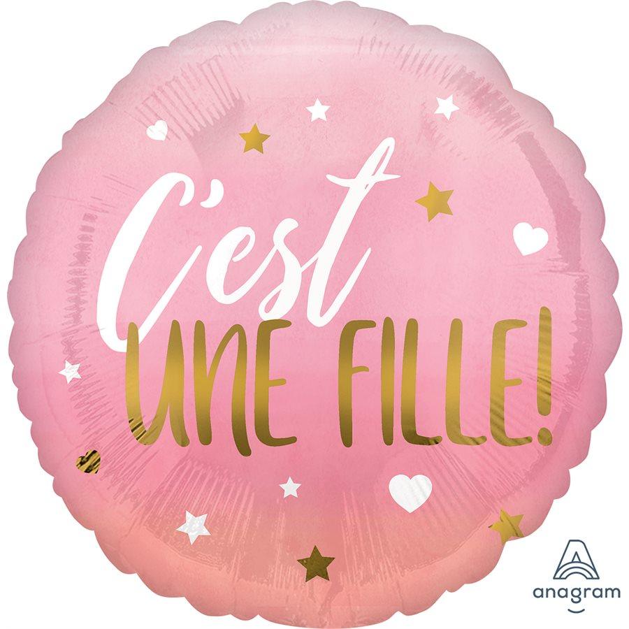 Mylar 18 po. - C'est Une Fille