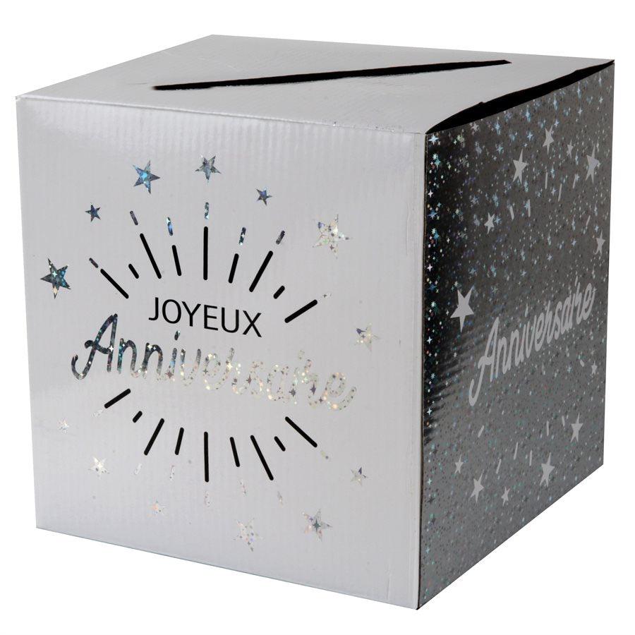 Silver Sparkling Birthday - Envelope Box – Chant-O-Fêtes Party