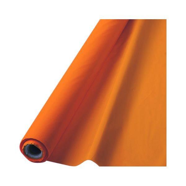 Orange - Rouleau Nappe en Plastique 40 po. x 100 pi.