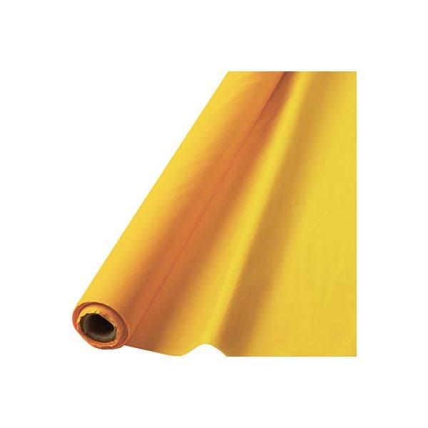 Jaune - Rouleau Nappe en Plastique 40 po. x 100 pi.
