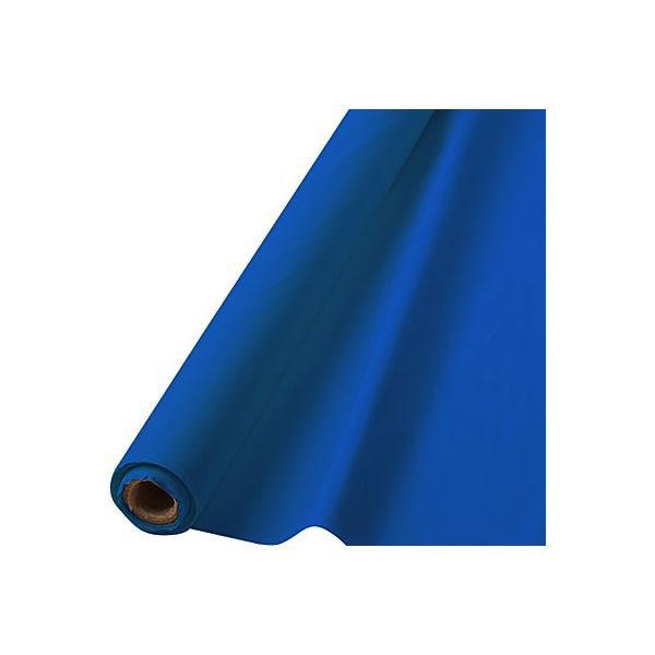 Bleu Royal Écl - Rouleau Nappe en Plastique 40 po. x 100 pi.