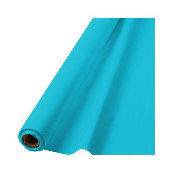 Bleu Caraïbes - Rouleau Nappe en Plastique 40 po. x 100 pi.