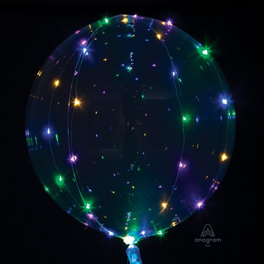 Ballon Clair Avec Led Multicolore