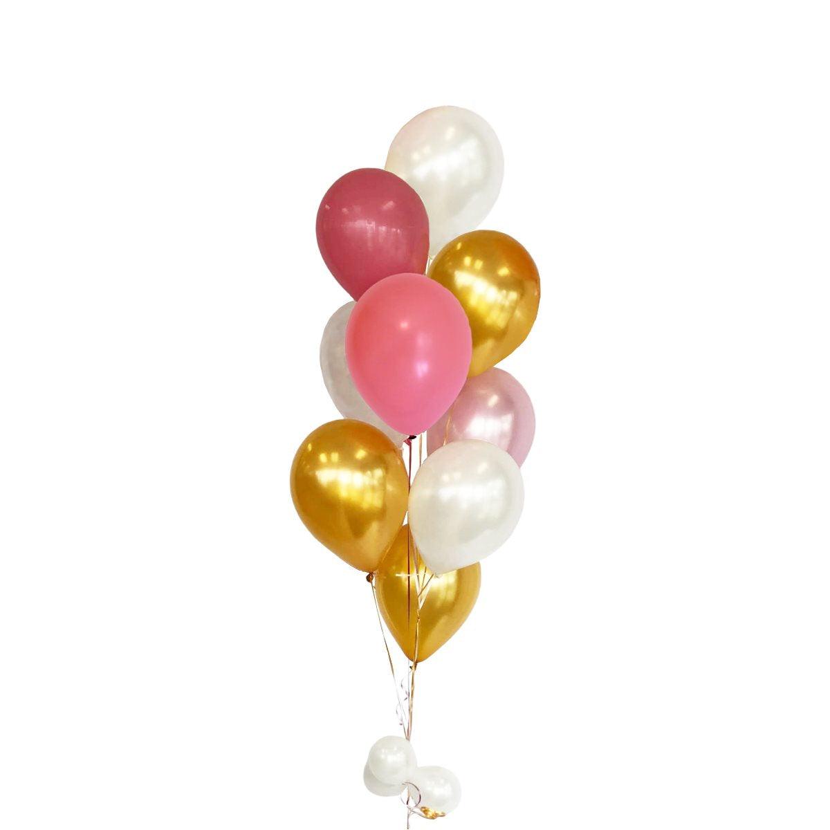 Bouquet de ballons Rose, Blanc Et Or – Chant-O-Fêtes Party