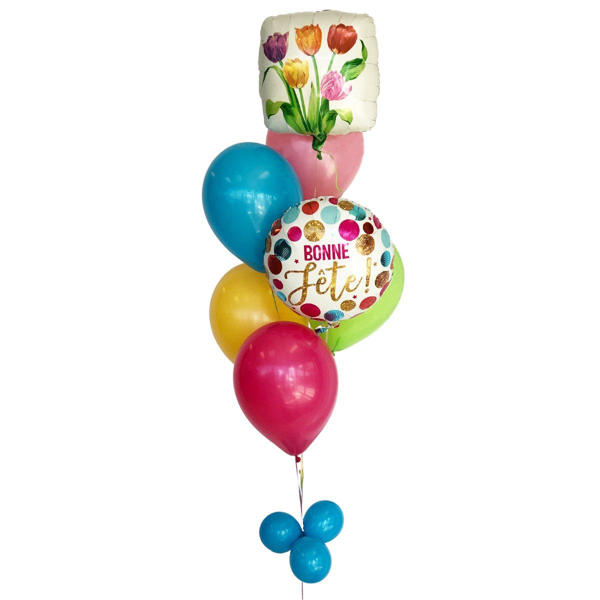 Bouquet de ballons 50 Or Chic – Chant-O-Fêtes Party