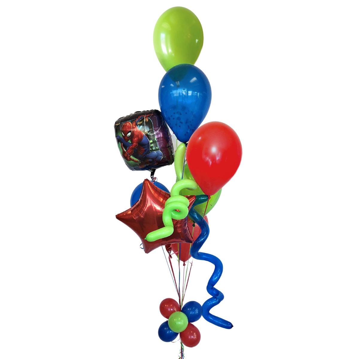 Bouquet de ballons gonflés à l'hélium