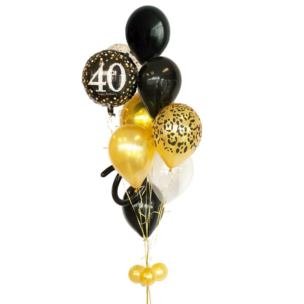 Bouquet de ballons gonflés à l'hélium