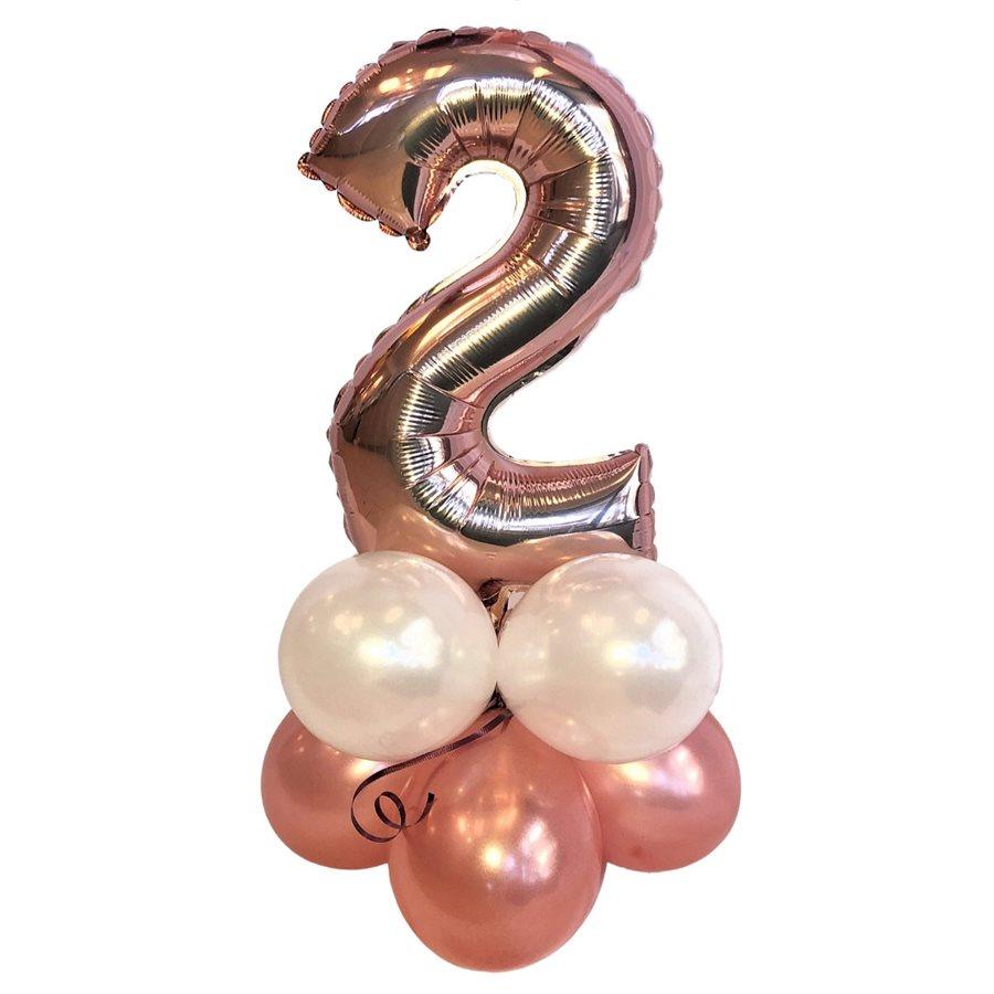 Montage de ballons gonflés à l'air