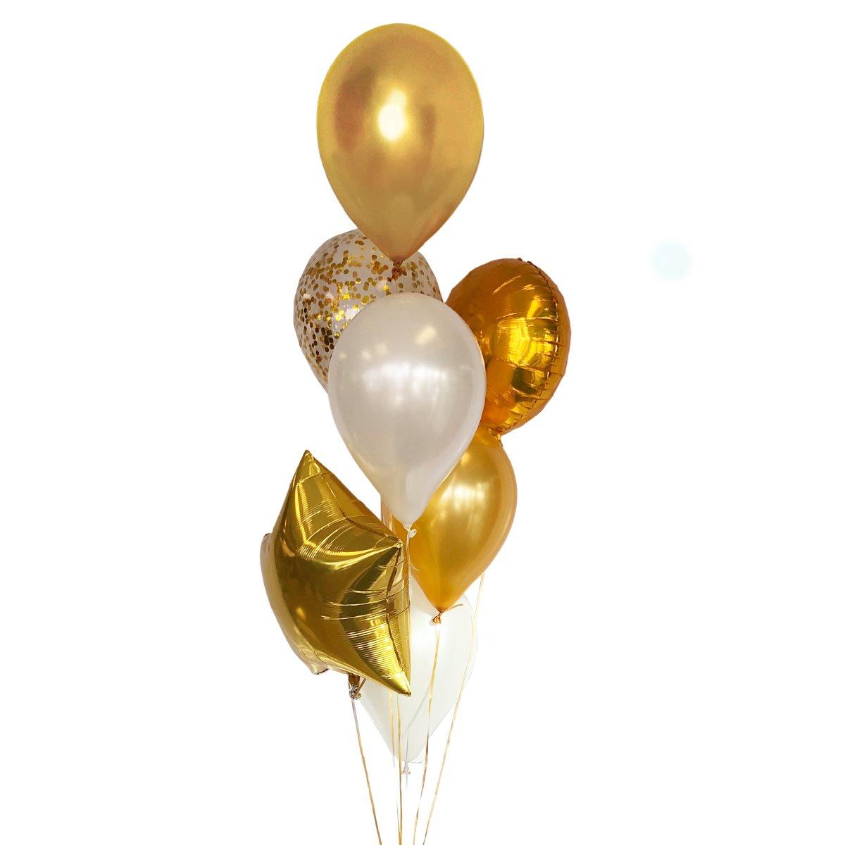 Bouquet de ballons gonflés à l'hélium