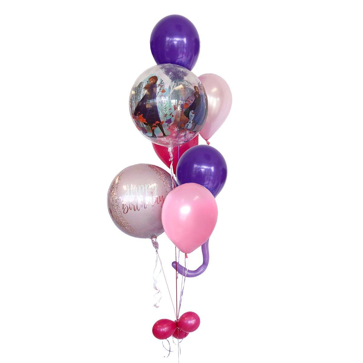 Bouquet de ballons gonflés à l'hélium