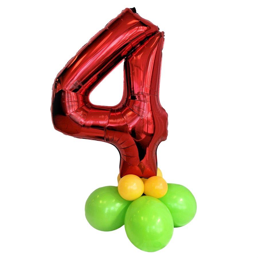 Montage de ballons gonflés à l'air