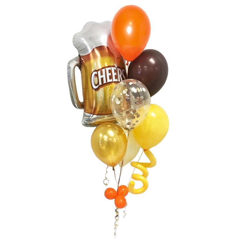 Bouquet de ballons gonflés à l'hélium