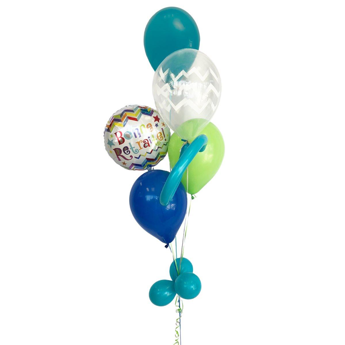 Bouquet de ballons gonflés à l'hélium