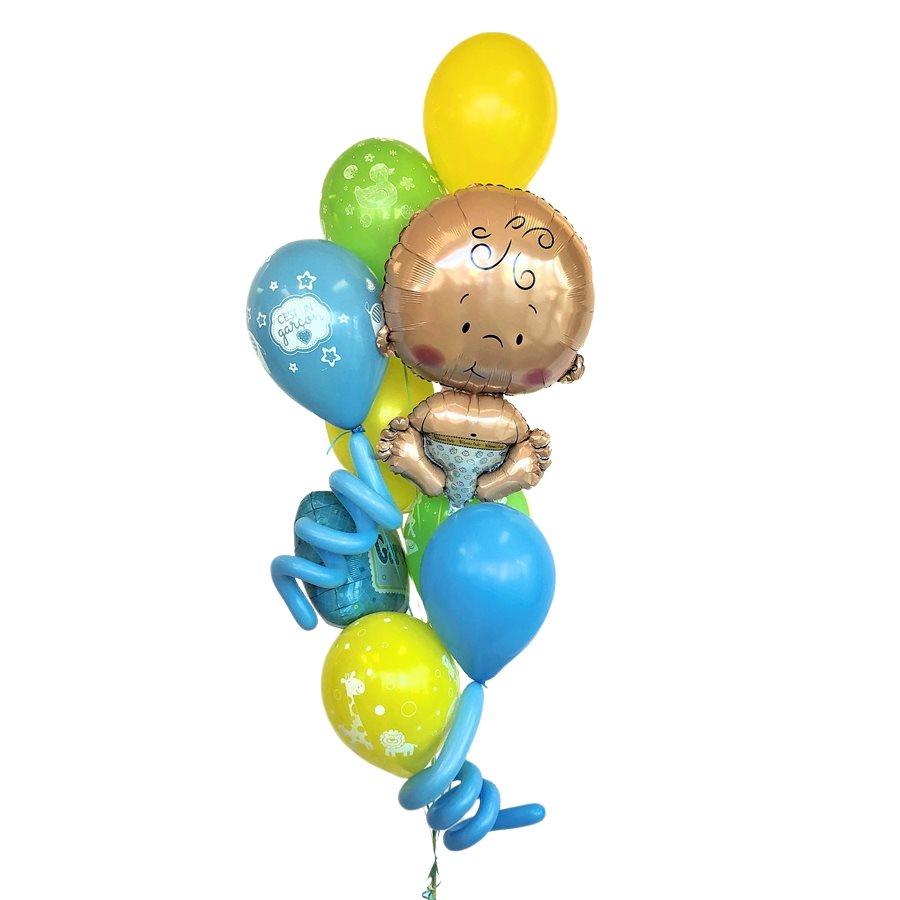 Bouquet de ballons gonflés à l'hélium