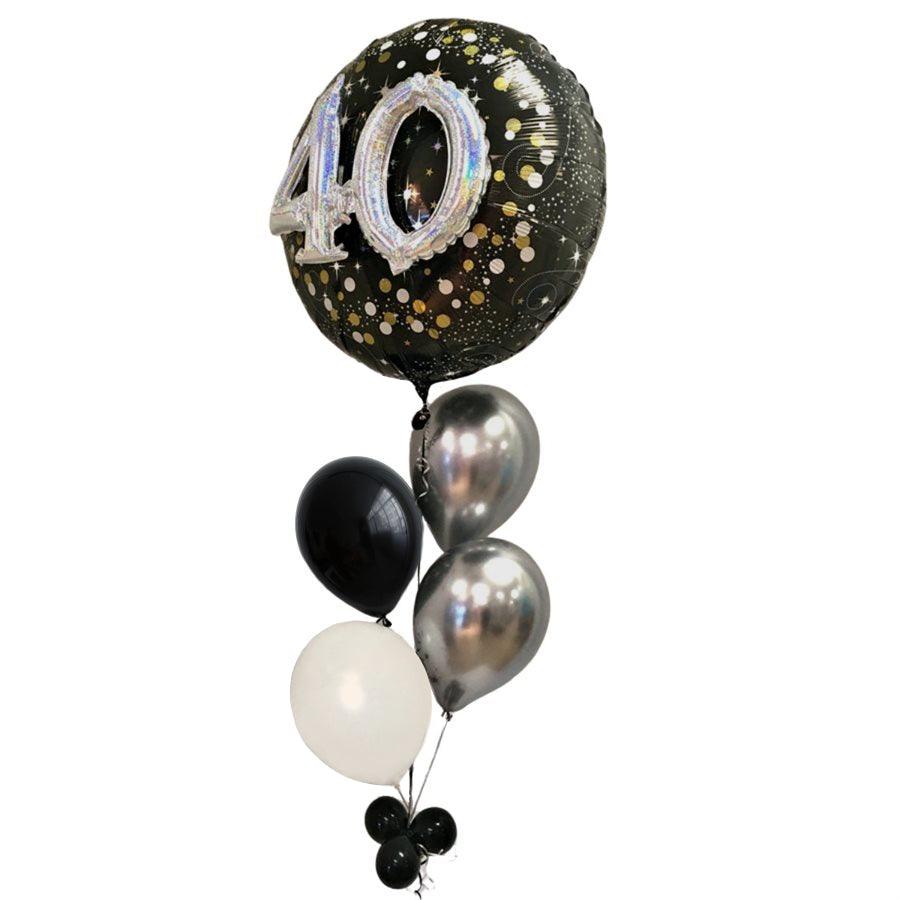 Bouquet de ballons gonflés à l'hélium