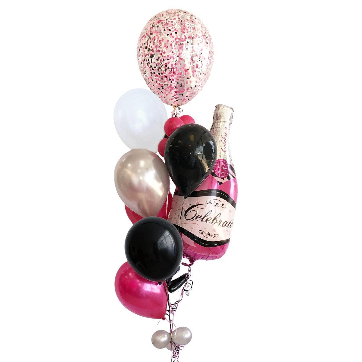 Bouquet de ballons gonflés à l'hélium