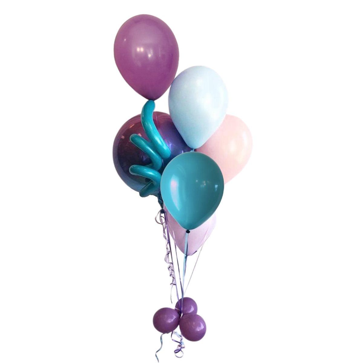 Bouquet de ballons gonflés à l'hélium