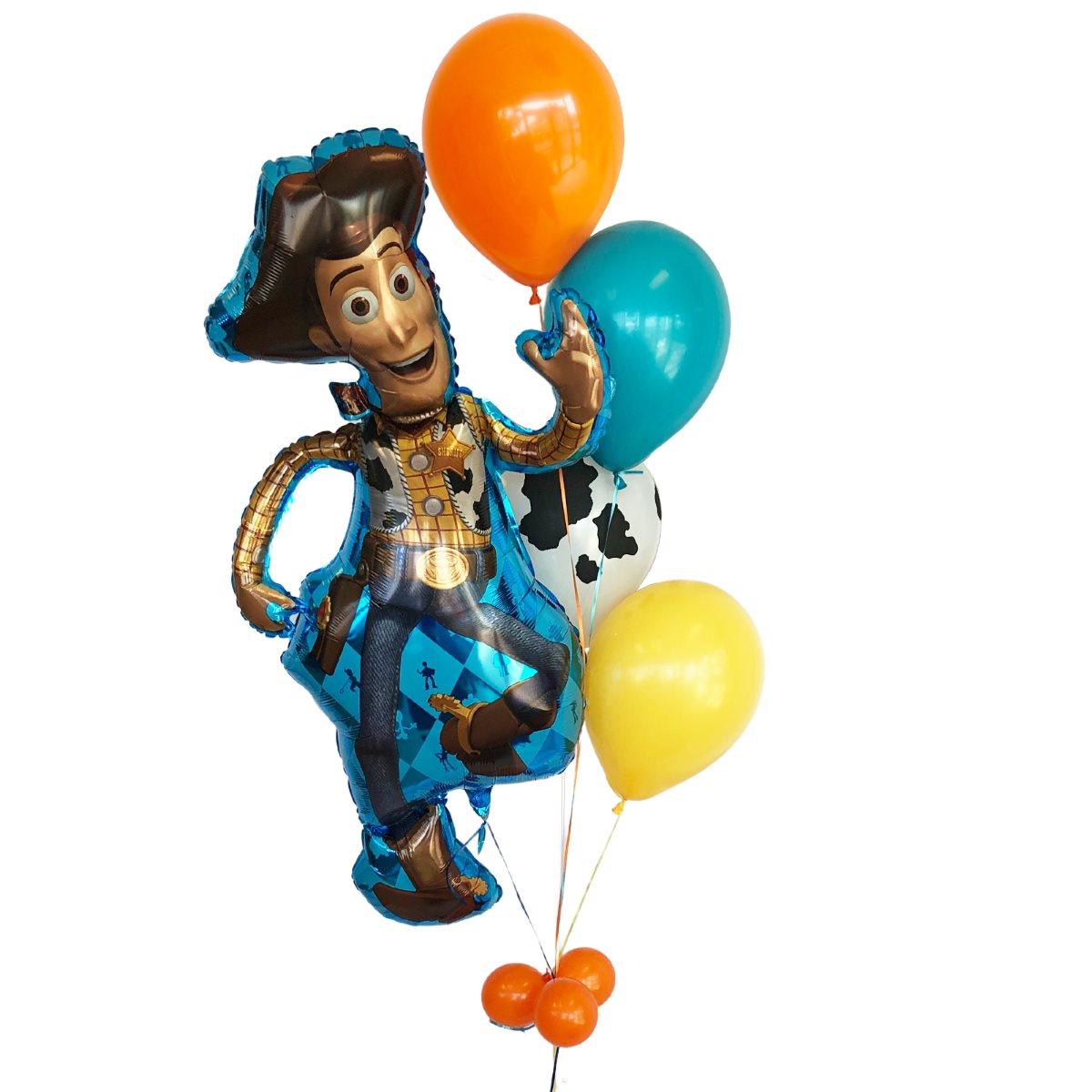 Bouquet de ballons gonflés à l'hélium