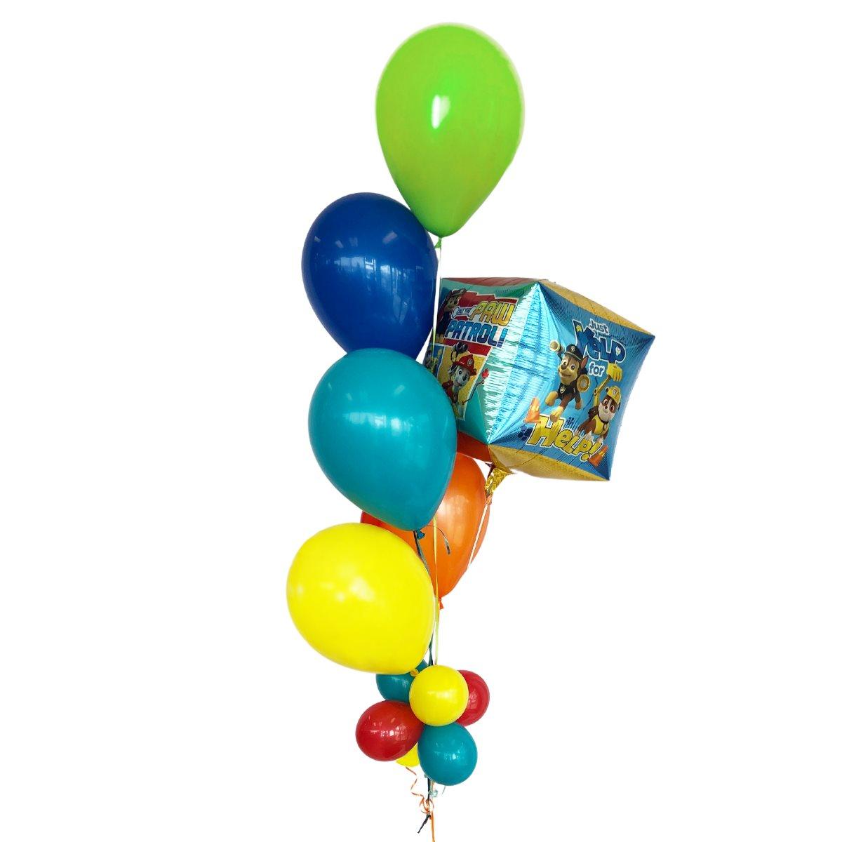 Bouquet de ballons gonflés à l'hélium