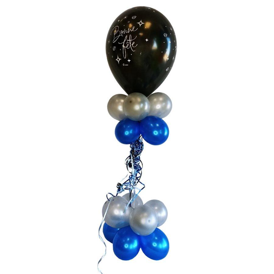 Montage de ballons gonflés à l'air