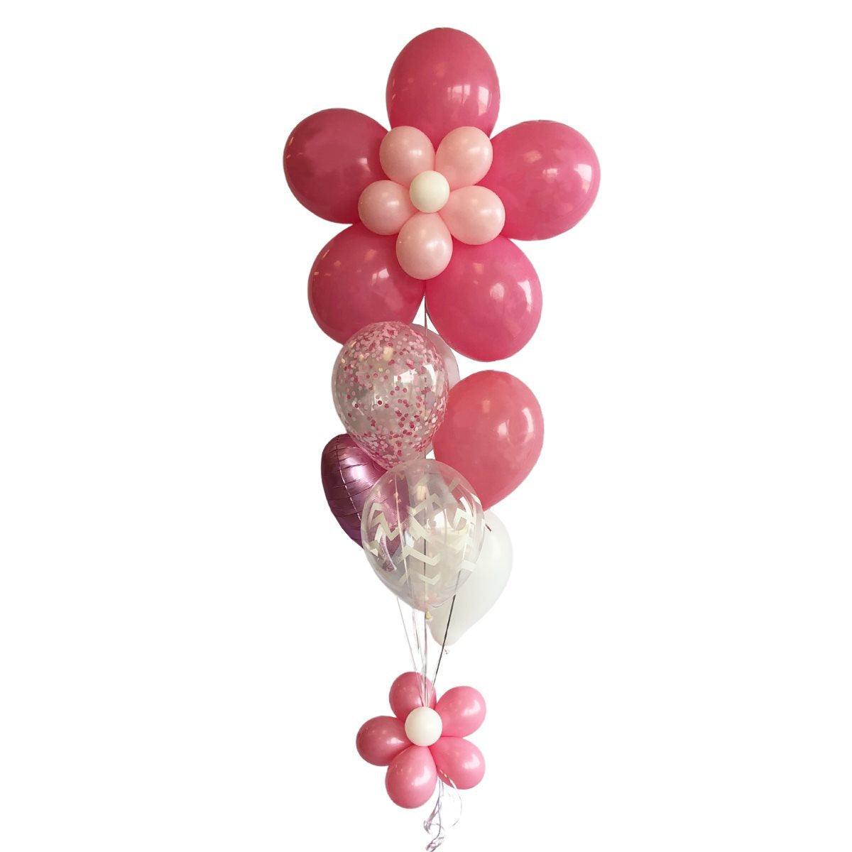 Bouquet de ballons gonflés à l'hélium