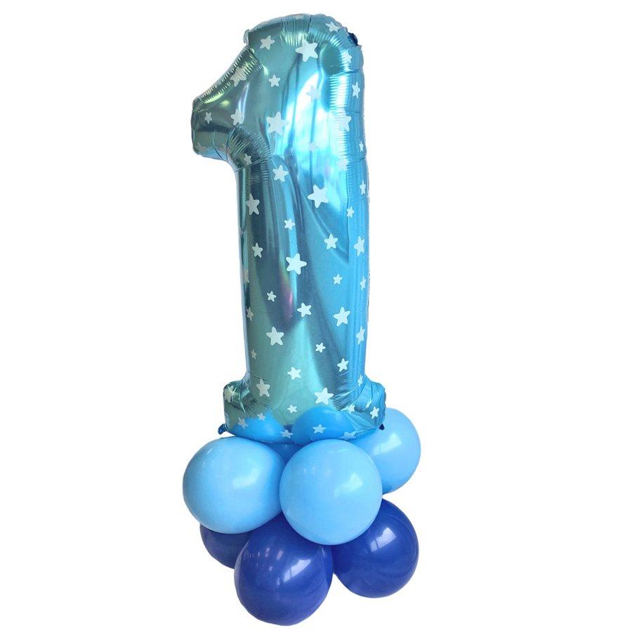 Montage de ballons gonflés à l'air