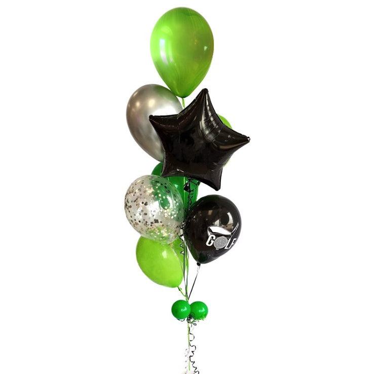 Bouquet de ballons gonflés à l'hélium