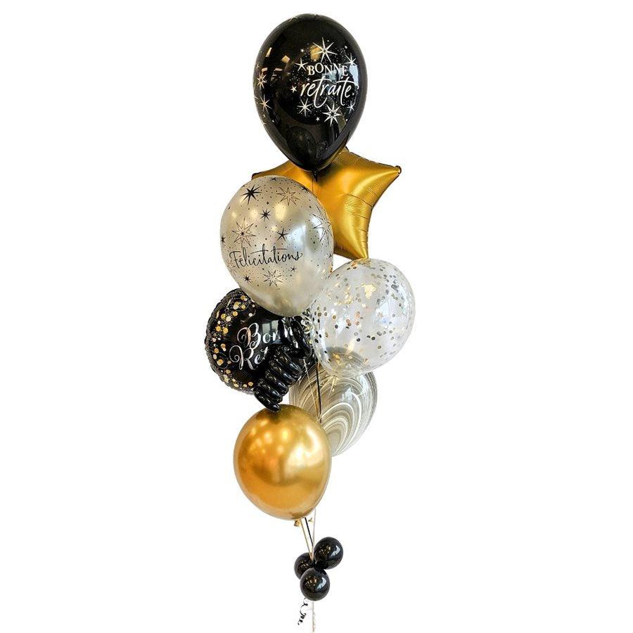 Bouquet de ballons gonflés à l'hélium