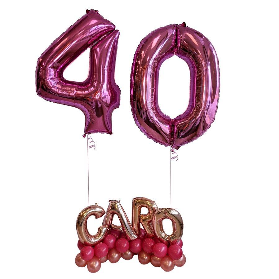 Bouquet de ballons gonflés à l'hélium