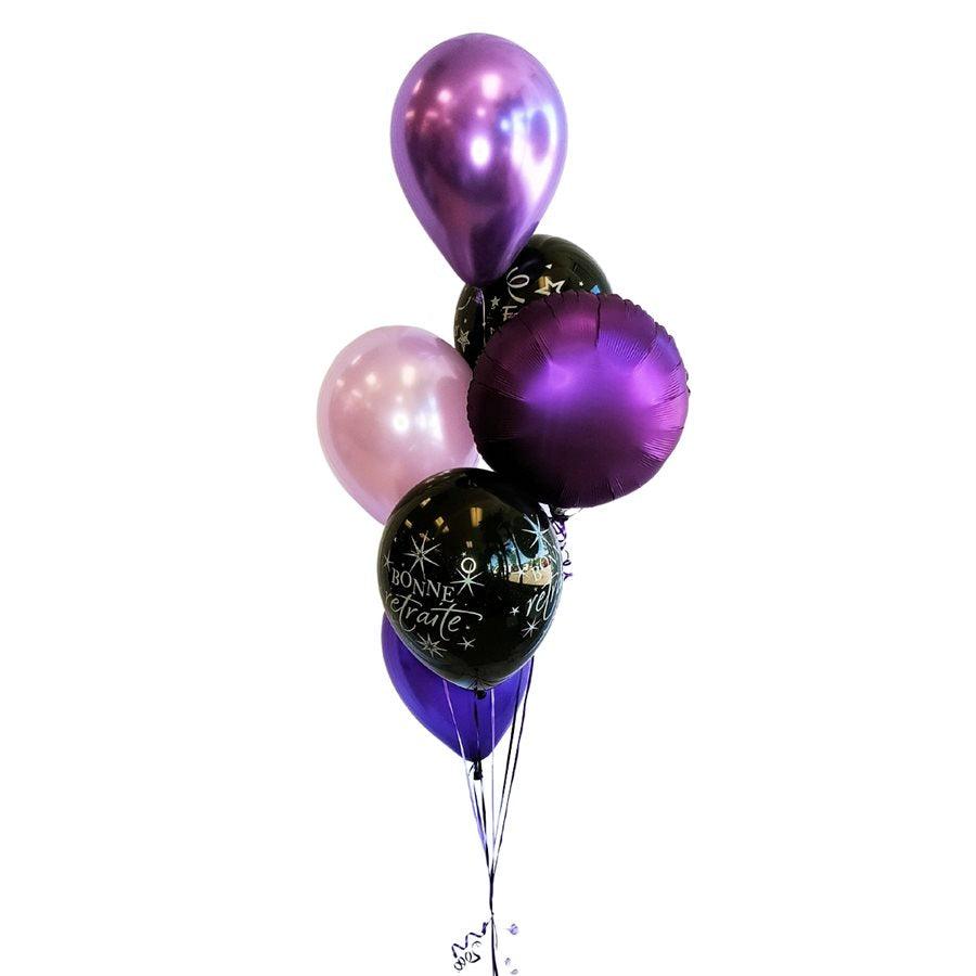Bouquet de ballons gonflés à l'hélium