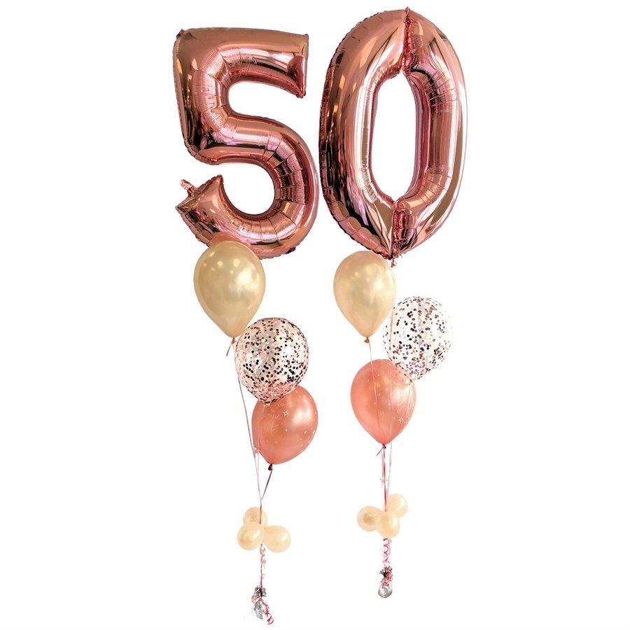 Bouquet de ballons gonflés à l'hélium