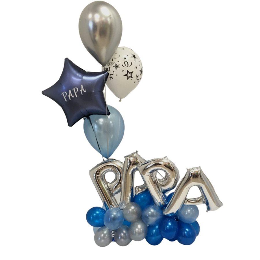 Bouquet de ballons gonflés à l'hélium