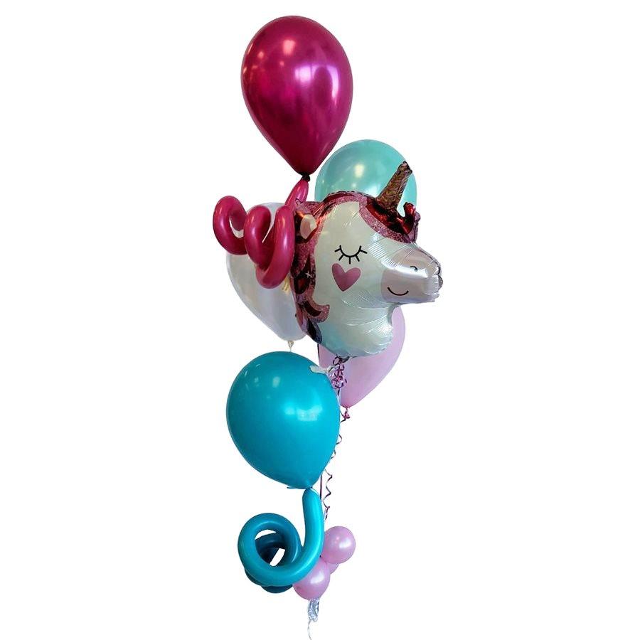 Bouquet de ballons Licorne