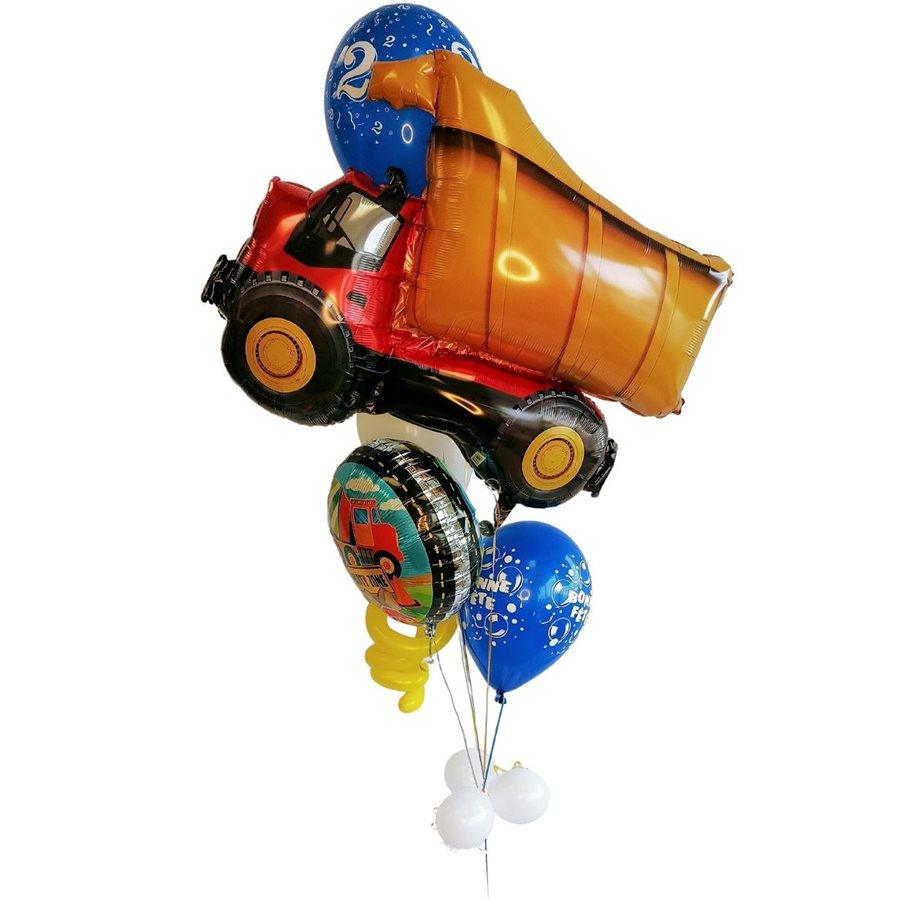 Bouquet de ballons gonflés à l'hélium