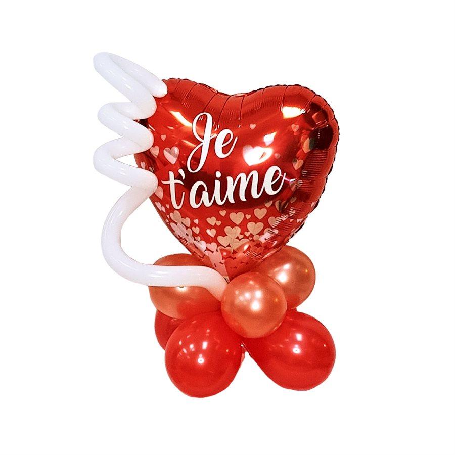 Montage de ballons gonflés à l'air