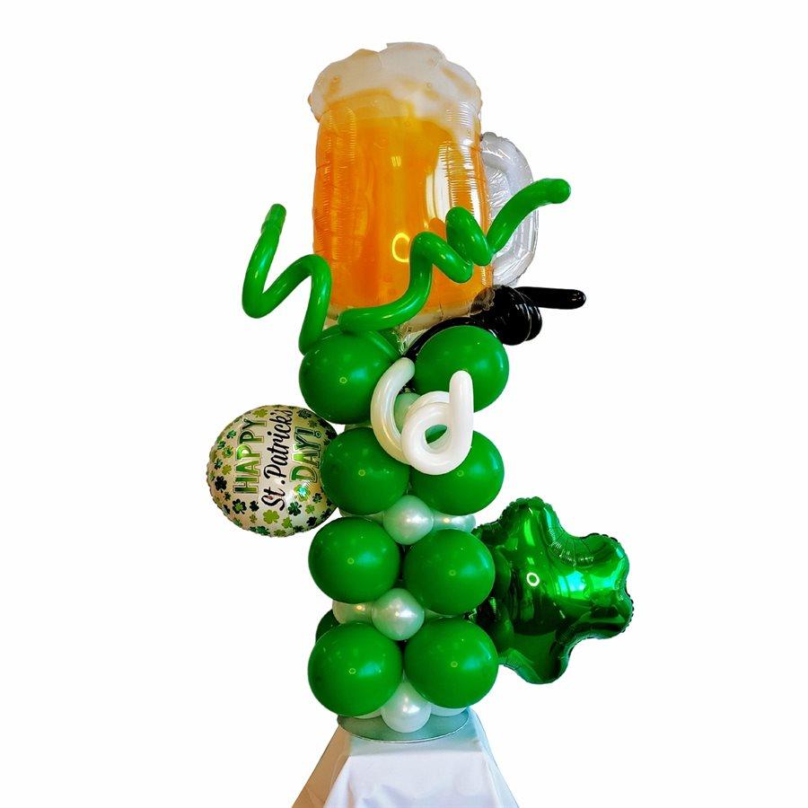 Montage de ballons gonflés à l'air