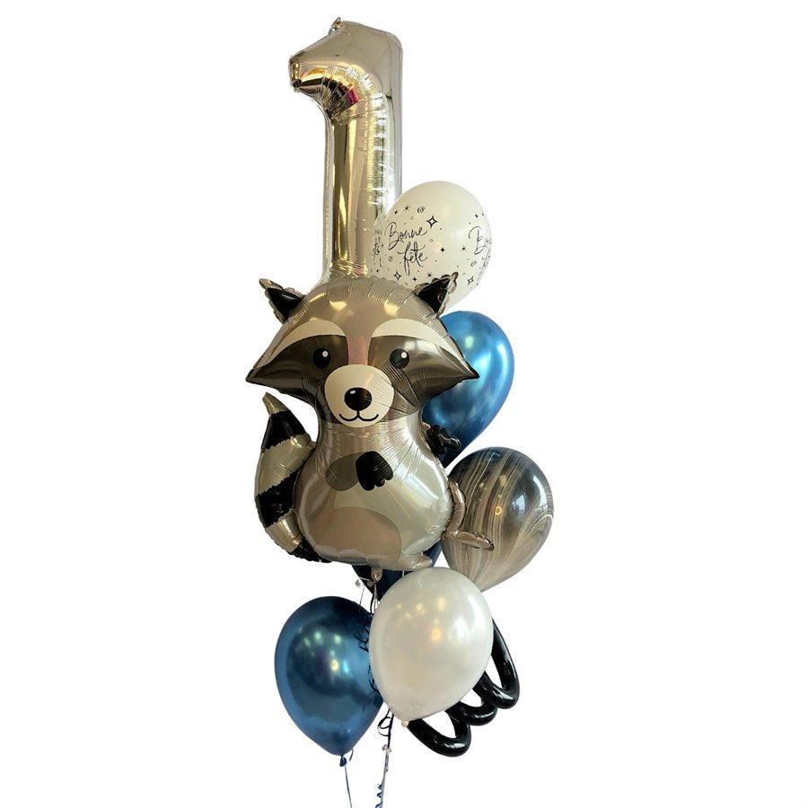 Bouquet de ballons gonflés à l'hélium