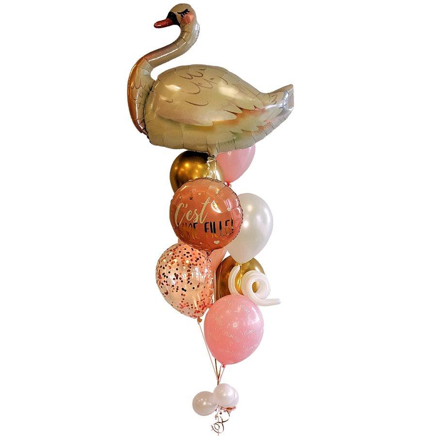 Bouquet de ballons gonflés à l'hélium