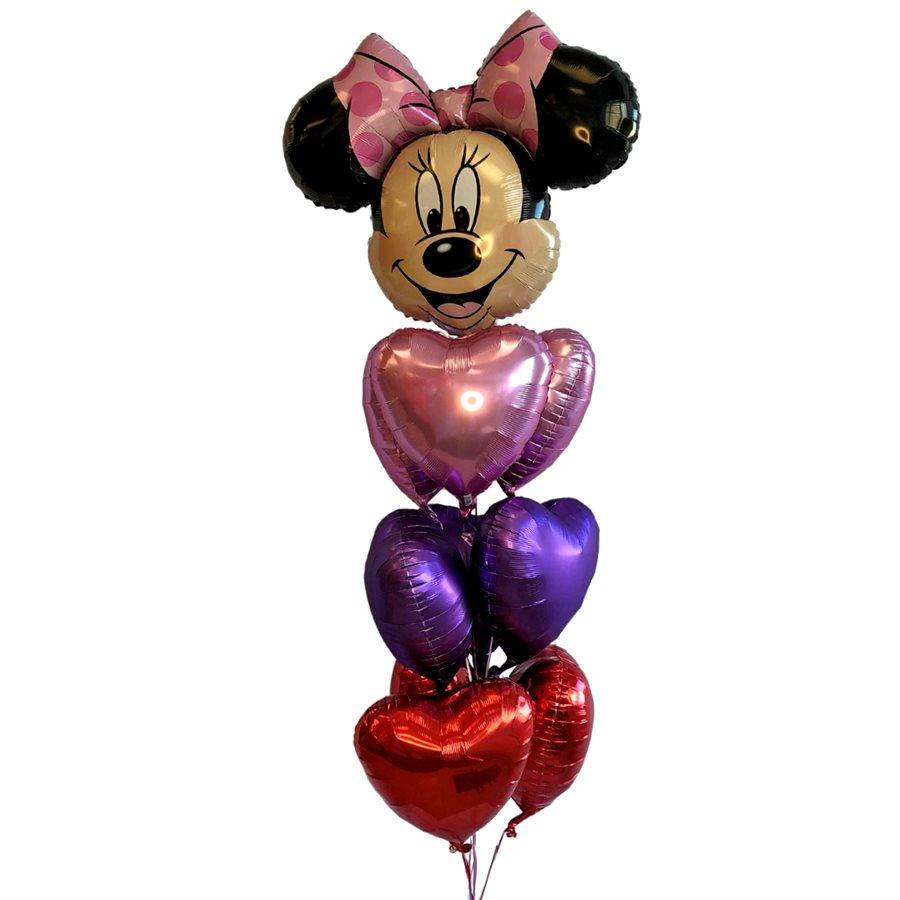 Bouquet de ballons gonflés à l'hélium